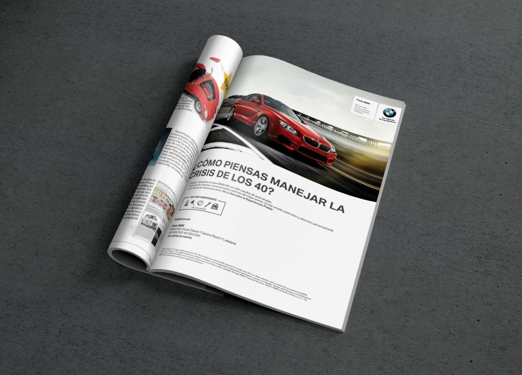 BMW campaign creative
