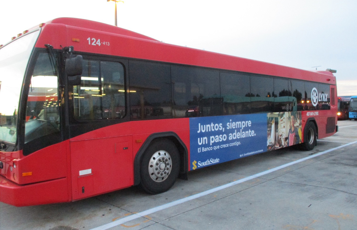 SouthState Bank — LYNX bus wrap